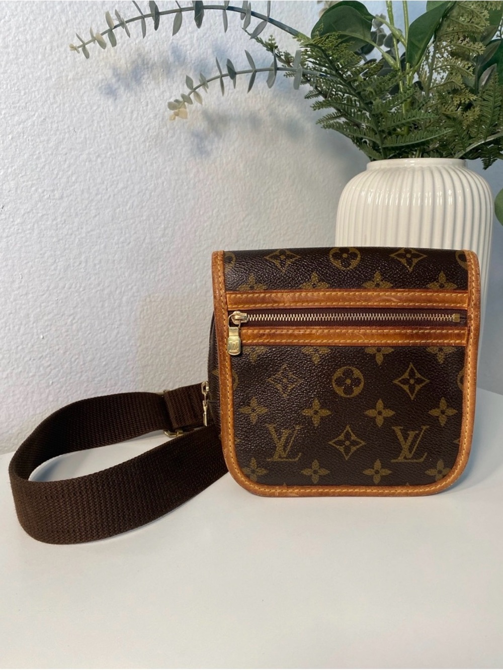 Vintage Louis Vuitton Monogram Bosphore  Belt Bag